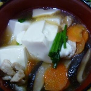 お豆腐のトロトロあんかけ